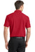 Port Authority K572 Mens Dry Zone Moisture Wicking Short Sleeve Polo Shirt Engine Red Model Back