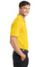 Port Authority K572 Mens Dry Zone Moisture Wicking Short Sleeve Polo Shirt Yellow Model Side