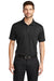 Port Authority K573 Mens Rapid Dry Moisture Wicking Short Sleeve Polo Shirt Black Model Front