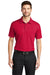 Port Authority K573 Mens Rapid Dry Moisture Wicking Short Sleeve Polo Shirt Engine Red Model Front