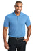 Port Authority K600 Mens EZPerformance Moisture Wicking Short Sleeve Polo Shirt Carolina Blue Model Front