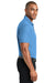 Port Authority K600 Mens EZPerformance Moisture Wicking Short Sleeve Polo Shirt Carolina Blue Model Side