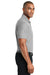 Port Authority K600 Mens EZPerformance Moisture Wicking Short Sleeve Polo Shirt Gusty Grey Model Side