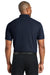 Port Authority K600 Mens EZPerformance Moisture Wicking Short Sleeve Polo Shirt Navy Blue Model Back