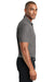 Port Authority K600 Mens EZPerformance Moisture Wicking Short Sleeve Polo Shirt Sterling Grey Model Side