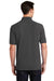 Port & Company KP1500 Mens Stain Resistant Short Sleeve Polo Shirt Charcoal Grey Model Back