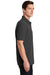 Port & Company KP1500 Mens Stain Resistant Short Sleeve Polo Shirt Charcoal Grey Model Side