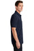 Port & Company KP1500 Mens Stain Resistant Short Sleeve Polo Shirt Deep Navy Blue Model Side