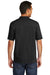 Port & Company KP55/KP55T Mens Core Stain Resistant Short Sleeve Polo Shirt Jet Black Model Back