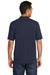 Port & Company KP55/KP55T Mens Core Stain Resistant Short Sleeve Polo Shirt Deep Navy Blue Model Back