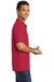 Port & Company KP55/KP55T Mens Core Stain Resistant Short Sleeve Polo Shirt Red Model Side