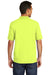 Port & Company KP55/KP55T Mens Core Stain Resistant Short Sleeve Polo Shirt Safety Green Model Back