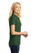 Port Authority L100 Womens Core Classic Short Sleeve Polo Shirt Deep Forest Green Model Side