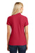 Port Authority L100 Womens Core Classic Short Sleeve Polo Shirt Rich Red Model Back