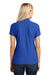 Port Authority L100 Womens Core Classic Short Sleeve Polo Shirt True Royal Blue Model Back