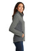 Port Authority L216 Womens Full Zip Fleece Jacket Deep Smoke Grey/Battleship Grey Model Side