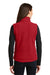 Port Authority L219 Womens Full Zip Fleece Vest True Red Model Back