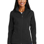 Port Authority Womens Full Zip Fleece Jacket - Black