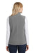 Port Authority L226 Womens Pill Resistant Microfleece Full Zip Vest Pearl Grey Model Back