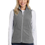 Port Authority Womens Pill Resistant Microfleece Full Zip Vest - Pearl Grey