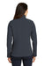 Port Authority L317 Womens Core Wind & Water Resistant Full Zip Jacket Battleship Grey Model Back