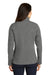 Port Authority L317 Womens Core Wind & Water Resistant Full Zip Jacket Heather Pearl Grey Model Back