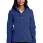 Port Authority Womens Welded Wind & Water Resistant Full Zip Jacket - Estate Blue