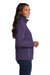 Port Authority L324 Womens Welded Wind & Water Resistant Full Zip Jacket Posh Purple Model Side