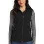 Port Authority Womens Core Wind & Water Resistant Full Zip Vest - Black