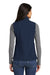 Port Authority L325 Womens Core Wind & Water Resistant Full Zip Vest Dress Navy Blue Model Back