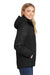 Port Authority L332 Womens Vortex 3-in-1 Waterproof Full Zip Hooded Jacket Black Model Side