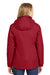 Port Authority L332 Womens Vortex 3-in-1 Waterproof Full Zip Hooded Jacket Rich Red/Black Model Back