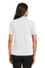 Port Authority L455 Womens Rapid Dry Moisture Wicking Short Sleeve Polo Shirt White Model Back