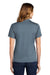 Sport-Tek L469 Womens Dri-Mesh Moisture Wicking Short Sleeve Polo Shirt Steel Grey Model Back