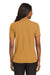 Port Authority L500 Womens Silk Touch Wrinkle Resistant Short Sleeve Polo Shirt Gold Model Back