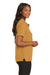 Port Authority L500 Womens Silk Touch Wrinkle Resistant Short Sleeve Polo Shirt Gold Model Side