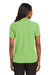 Port Authority L500 Womens Silk Touch Wrinkle Resistant Short Sleeve Polo Shirt Lime Green Model Back