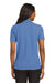 Port Authority L500 Womens Silk Touch Wrinkle Resistant Short Sleeve Polo Shirt Ultramarine Blue Model Back