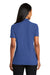 Port Authority L510 Womens Moisture Wicking Short Sleeve Polo Shirt Royal Blue Model Back