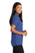 Port Authority L510 Womens Moisture Wicking Short Sleeve Polo Shirt Royal Blue Model Side