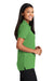 Port Authority L510 Womens Moisture Wicking Short Sleeve Polo Shirt Vine Green Model Side