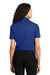 Port Authority L525 Womens Dry Zone Moisture Wicking Short Sleeve Polo Shirt Royal Blue Model Back