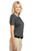 Port Authority L527 Womens Tech Moisture Wicking Short Sleeve Polo Shirt Smoke Grey Model Side