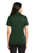 Port Authority L540 Womens Silk Touch Performance Moisture Wicking Short Sleeve Polo Shirt Dark Green Model Back