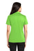 Port Authority L540 Womens Silk Touch Performance Moisture Wicking Short Sleeve Polo Shirt Lime Green Model Back