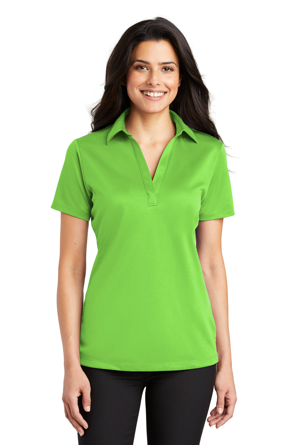 Lime green polo neck best sale