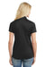 Port Authority L569 Womens Moisture Wicking Short Sleeve Polo Shirt Black Model Back