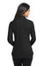 Port Authority L570 Womens Dimension Moisture Wicking Long Sleeve Button Down Shirt Black Model Back