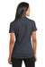 Port Authority L571 Womens Dimension Moisture Wicking Short Sleeve Polo Shirt Battleship Grey Model Back