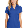 Port Authority Womens Digi Heather Performance Moisture Wicking Short Sleeve Polo Shirt - True Royal Blue